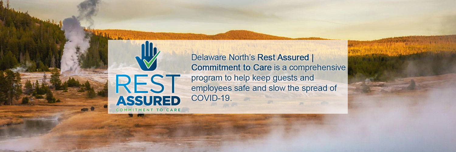Rest Assured Commitment to Care | Delaware North’s Rest Assured | Commitment to Care is a comprehensive program to help keep guests and employees safe and slow the spread of COVID-19.