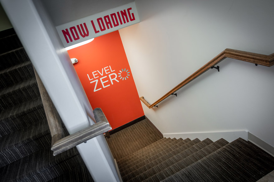 Level Zero game room at Yellowstone Park Hotel