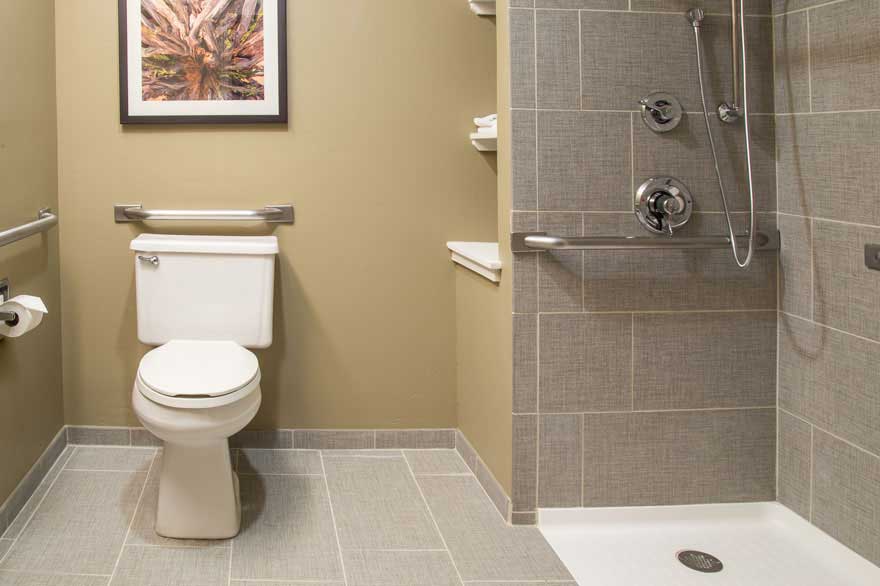 Gray Wolf Inn and Suites Bathroom