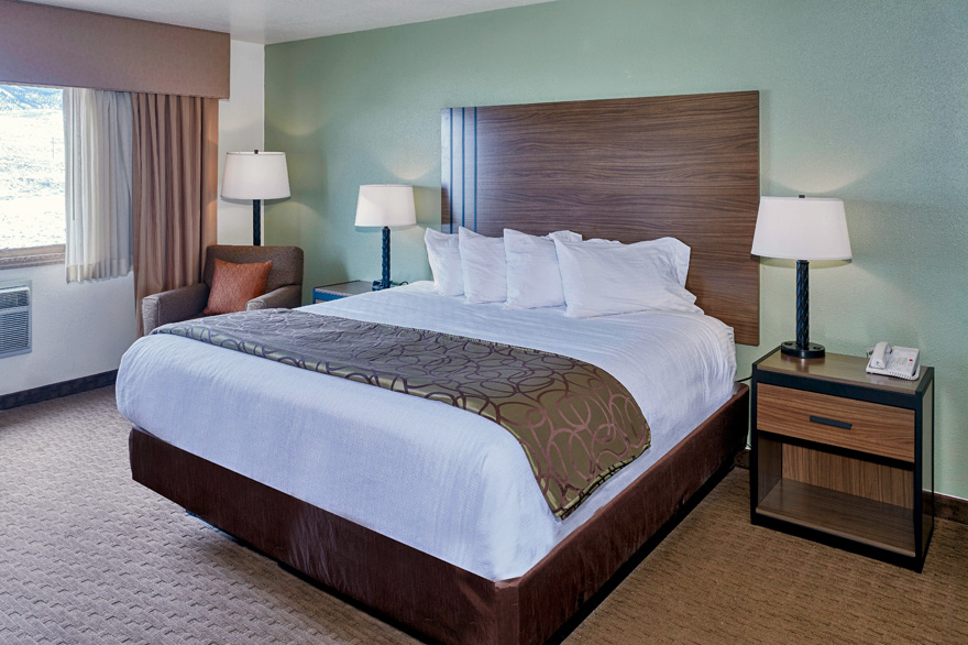 River View room with 1 King Bed at The Ridgeline Hotel at Yellowstone