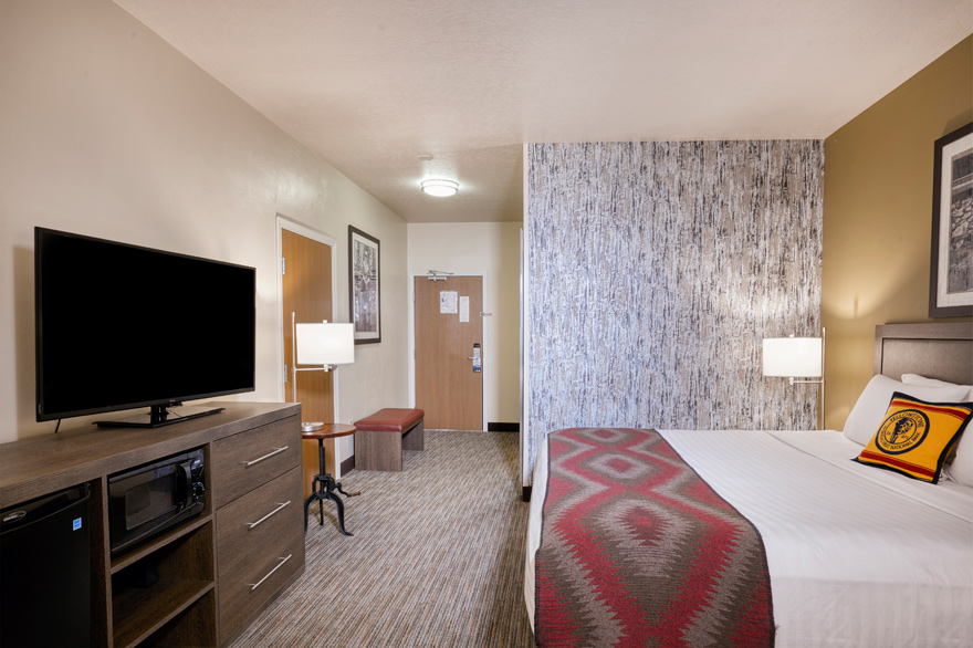 ADA Deluxe King room at Yellowstone Park Hotel