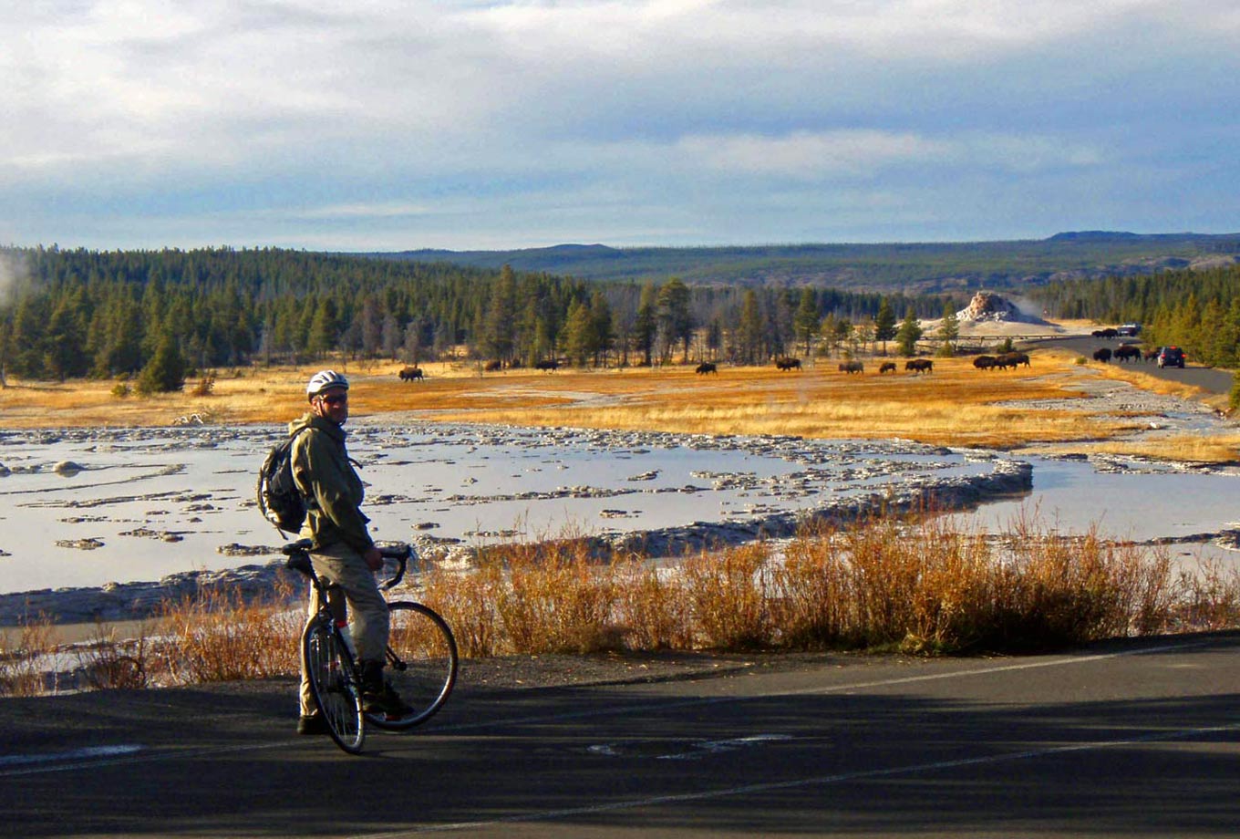Bicycling in Yellowstone National Park