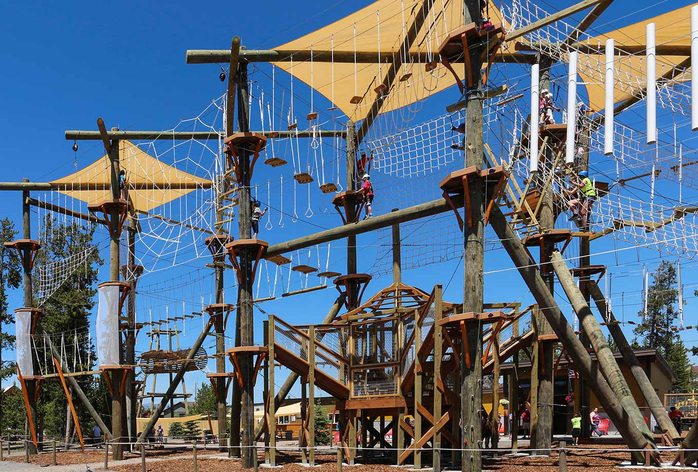 Ziplining in West Yellowstone, MT