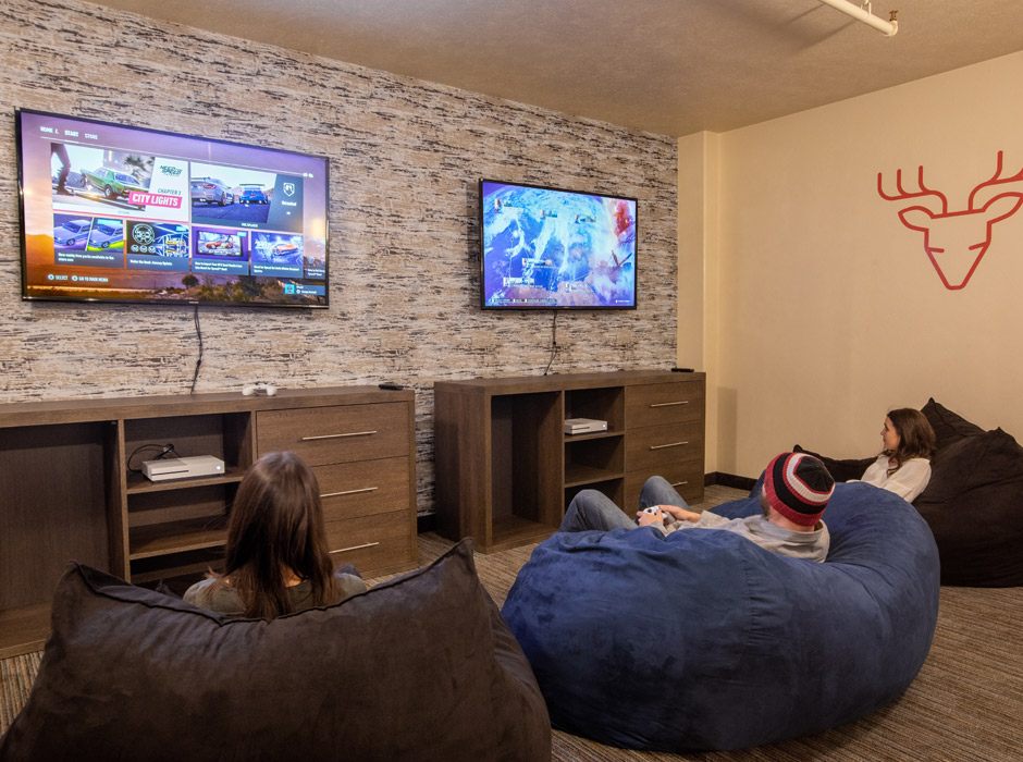 "Level Zero" game room at Yellowstone Park Hotel