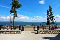 Yellowstone Lake in Yellowstone National Park