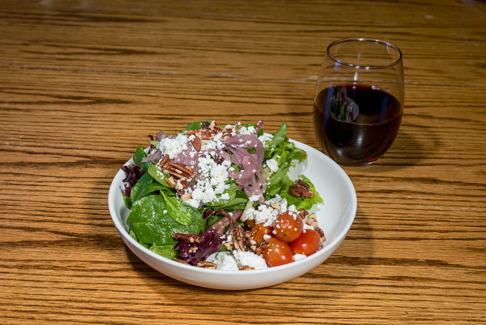 House Salad served at The Yellowstone Mine Restaurant in Gardiner, MT