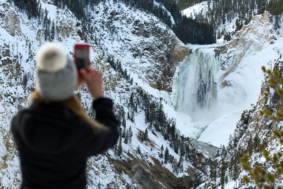 You'll have plenty of opportunities for some amazing winter Yellowstone photography on your snowcoach tour.