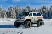 A Yellowstone Vacation Tours snowcoach from Gardiner, MT