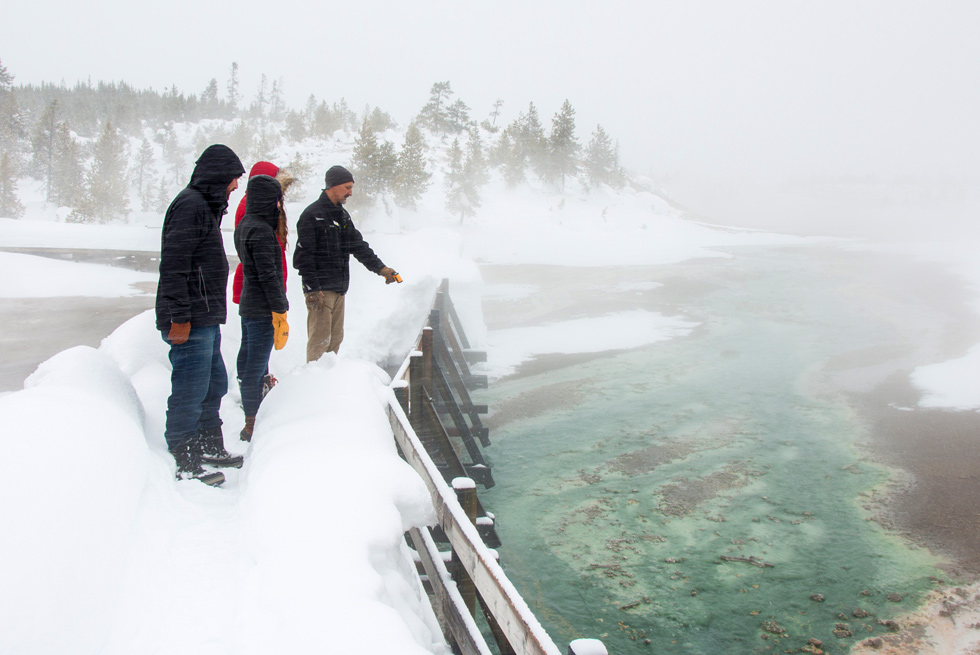 Learn about fascinating thermal features from our knowledgeable interpretive guides.