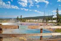 Enjoy a quick stop at Firehole Springs on our Summer Bus Tours