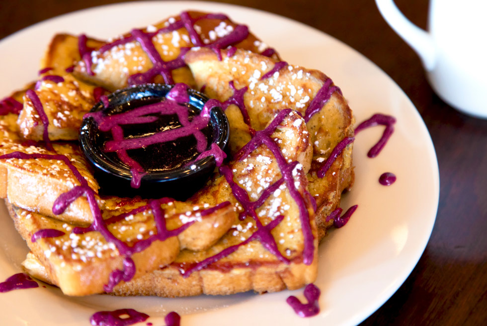 Huckleberry French Toast at The Branch Restaurant and Bar