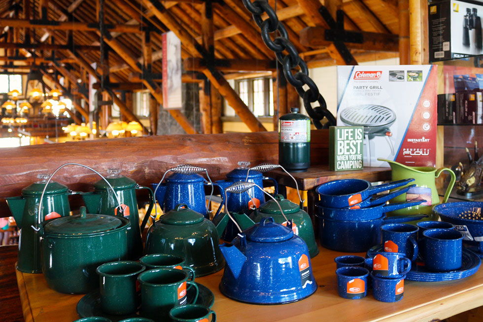 Cookware at Yellowstone General Stores