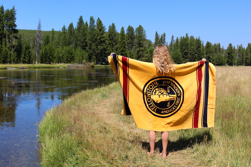 Yellowstone towel from Yellowstone General Stores