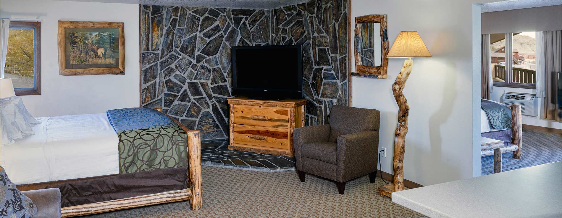 The Ridgeline Hotel at Yellowstone guest room interior